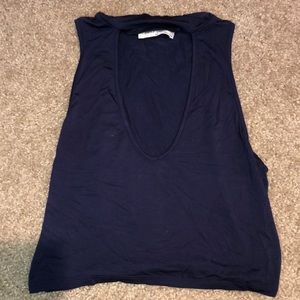 WORN ONCE HALTER CROP TOP